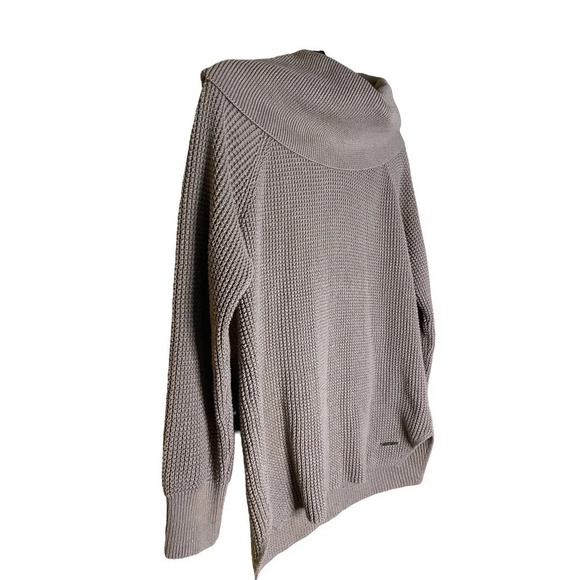MICHAEL Michael Kors Camel Knit Sweater with Large Cowl Neck Size Small - Picture 5 of 12